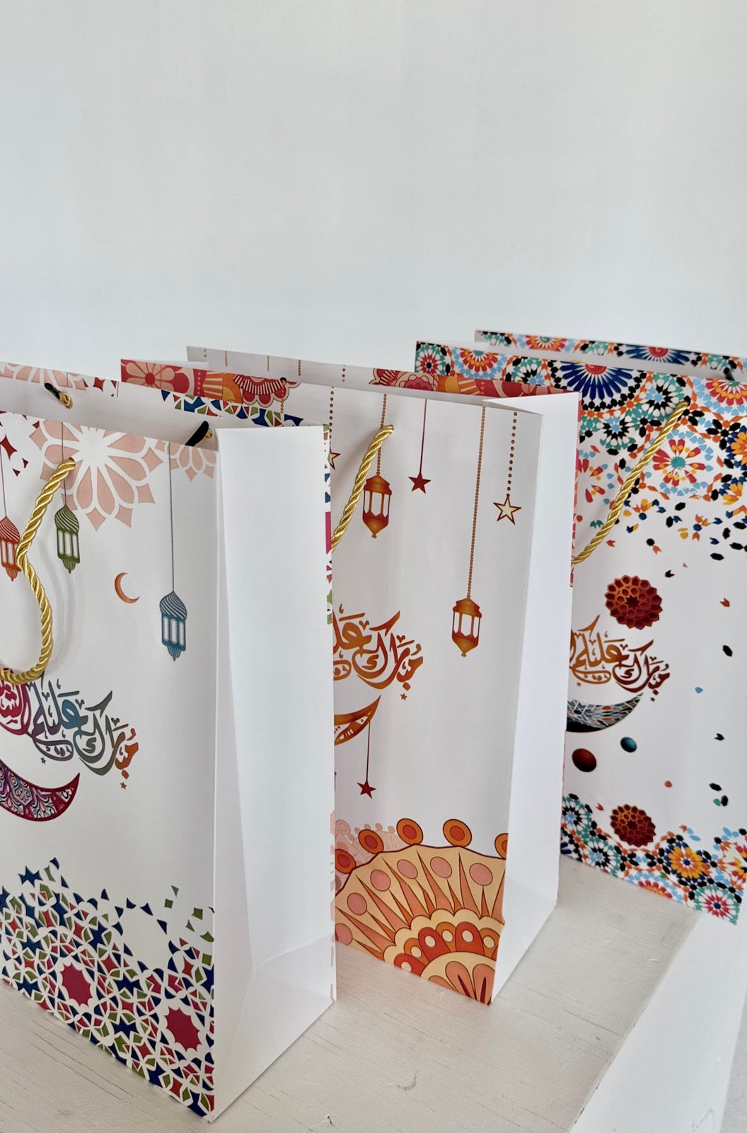 Ramadan / Eid Calligraphy Gift Bags Set of 3