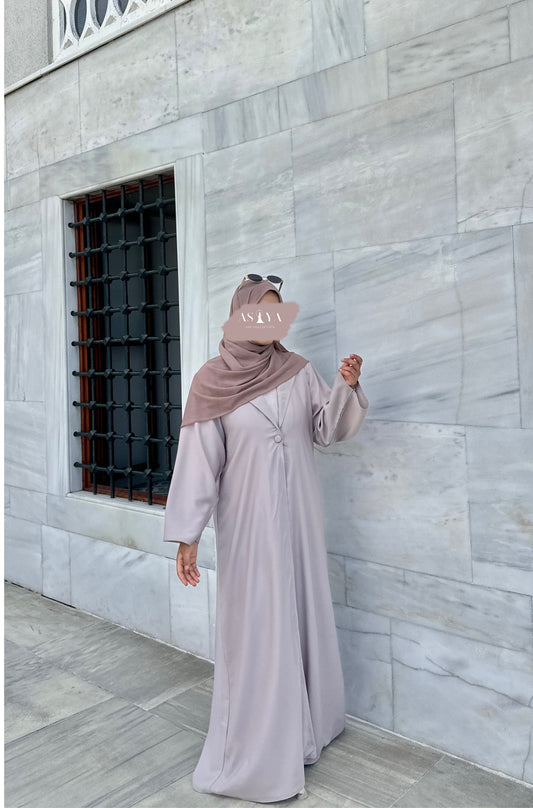 EVERYDAY Soft Jacket Abaya in Blush